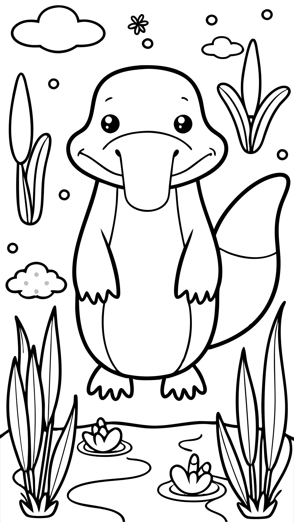 coloriages en ornithorynque